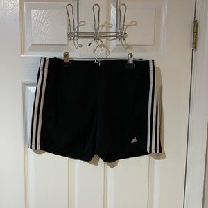 Black Adidas shorts size medium